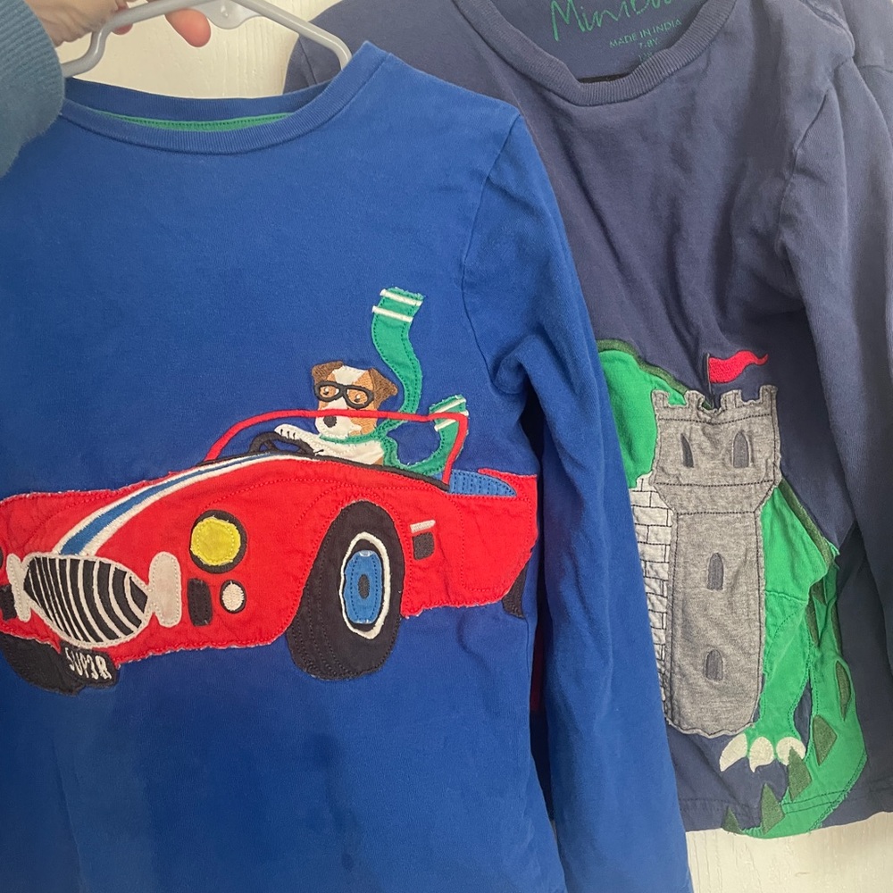 Lot of 5 mini Boden play condition shirts